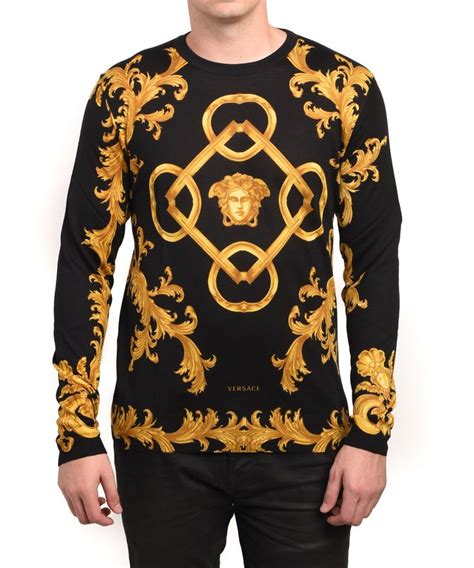 versace mens wool sweater|farfetch Versace sweaters.